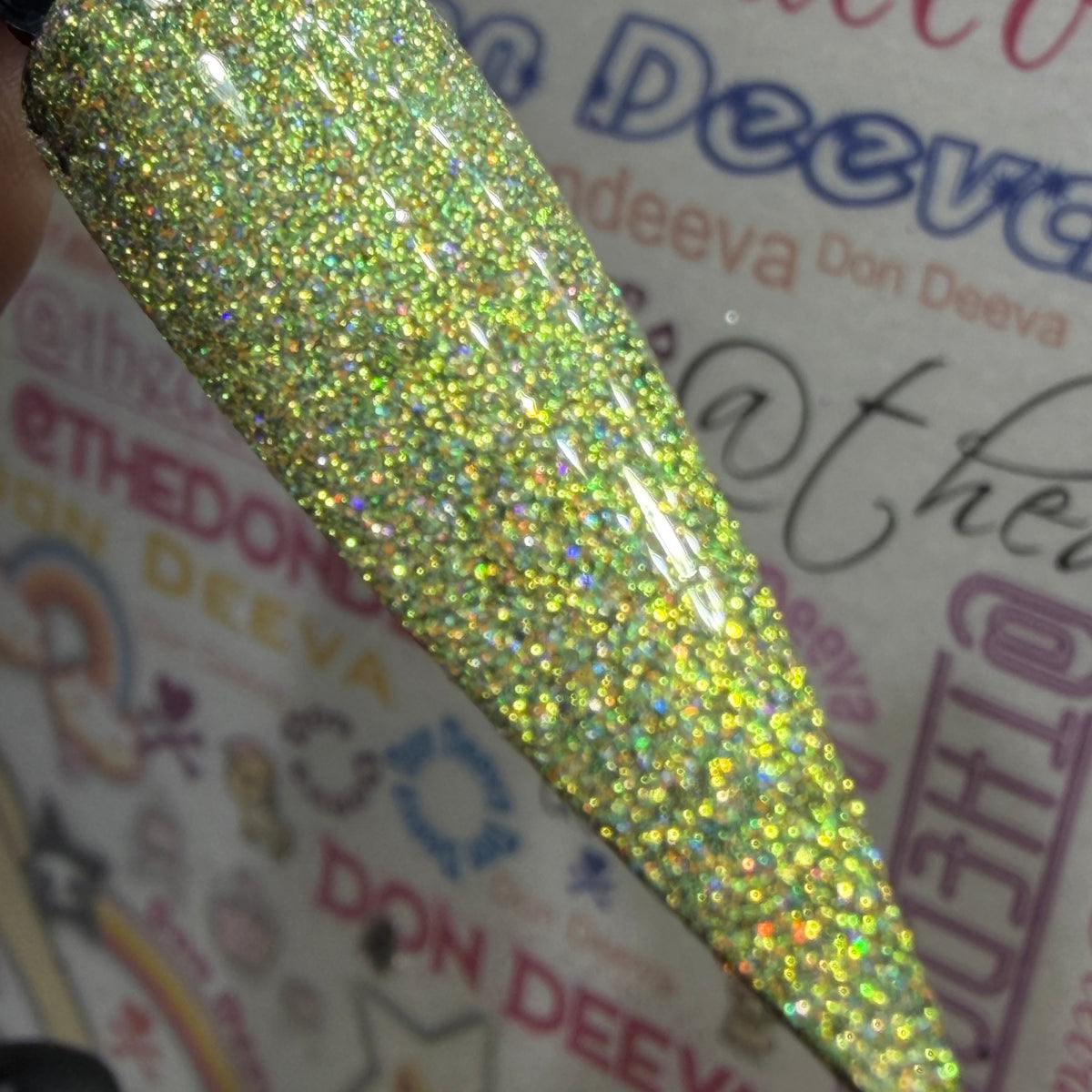 Glitter on my walk of shame.