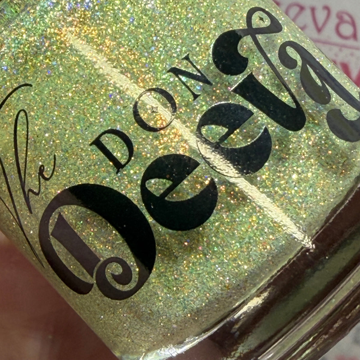 Glitter on my walk of shame.