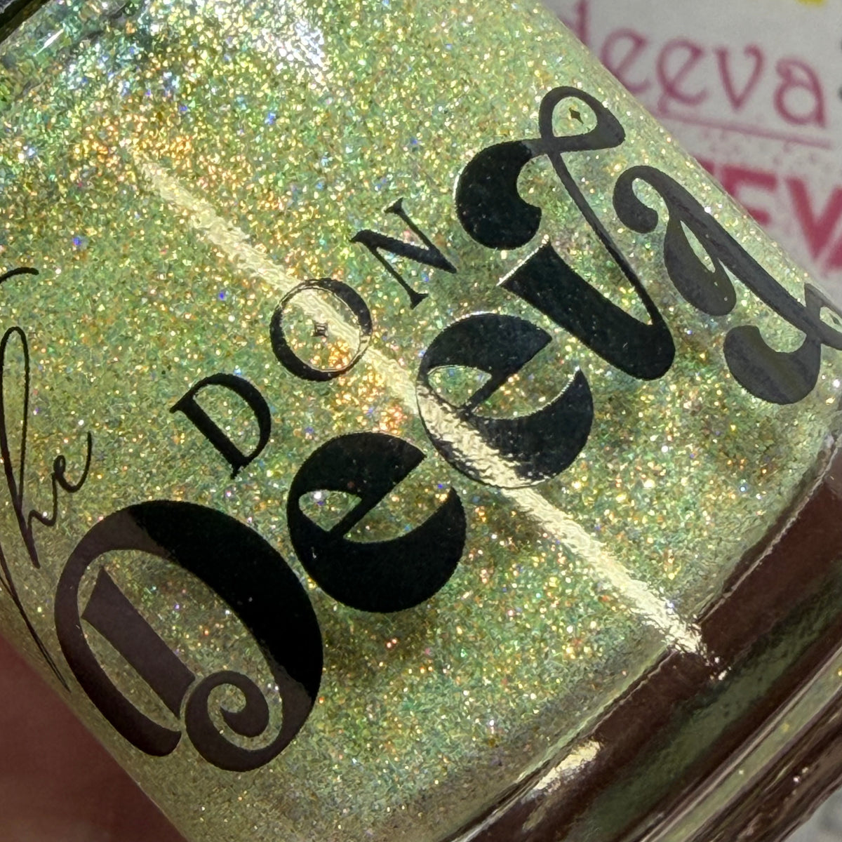 Glitter on my walk of shame.