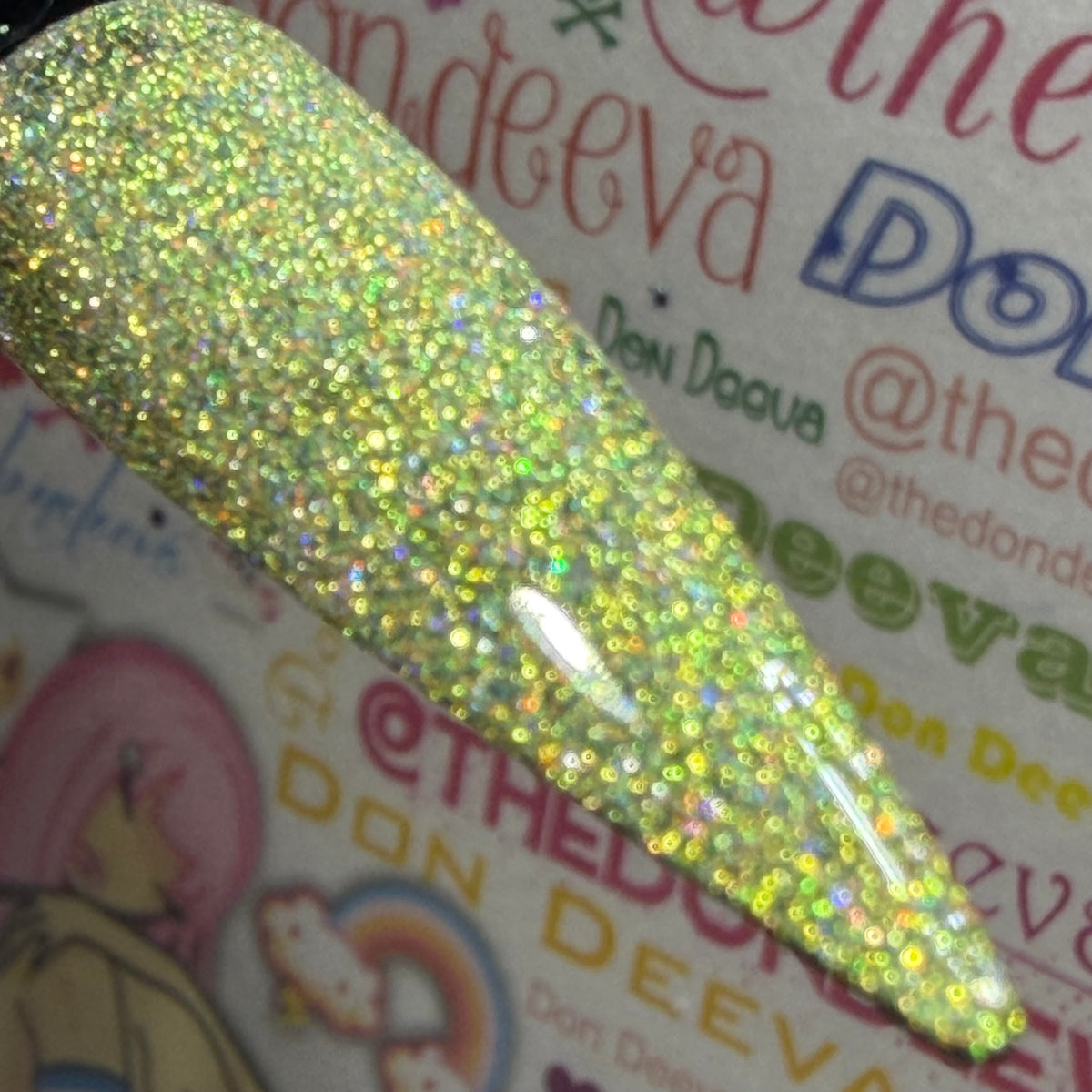 Glitter on my walk of shame.