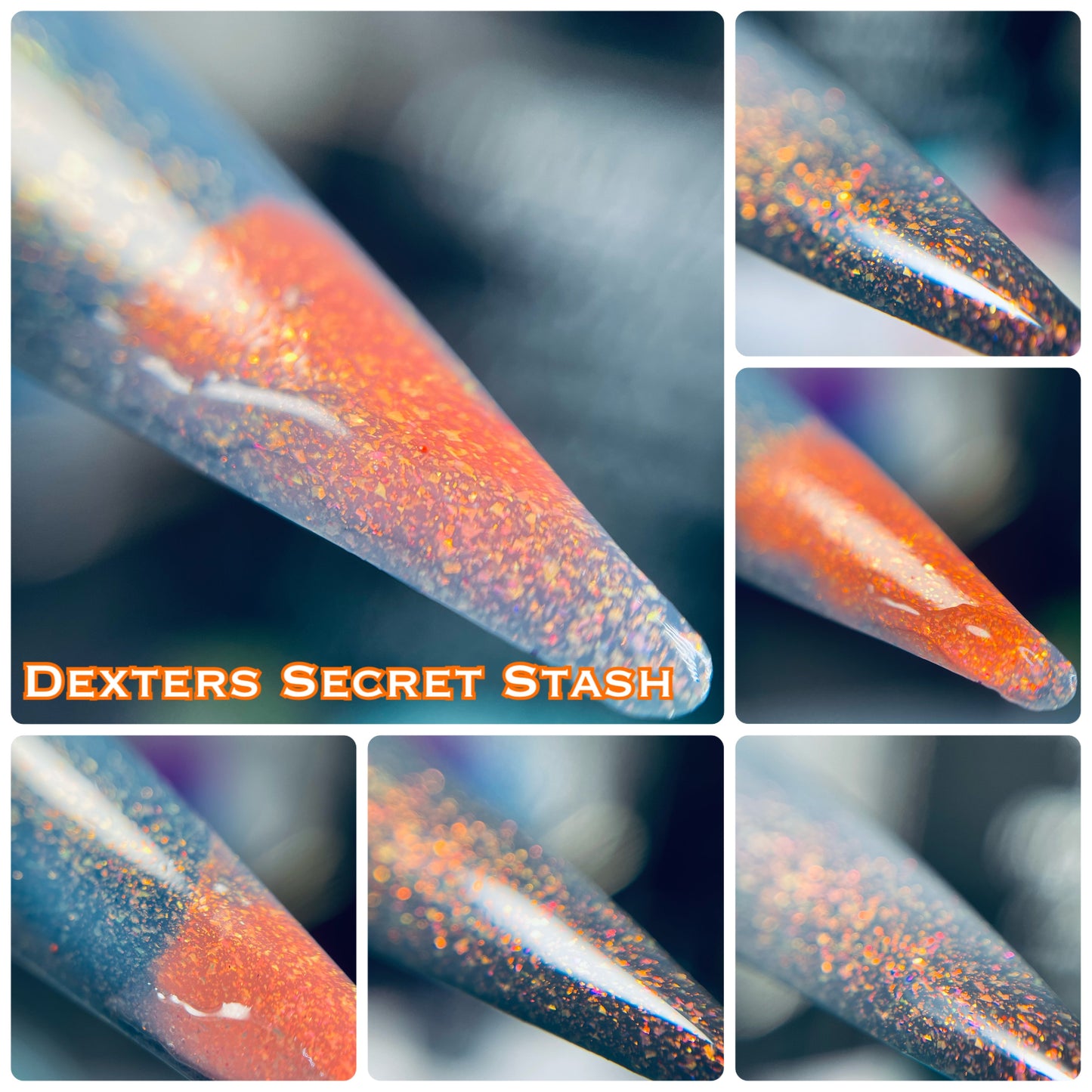 Dexters Secret Stash- Thermal/shifty flakes/indie polish