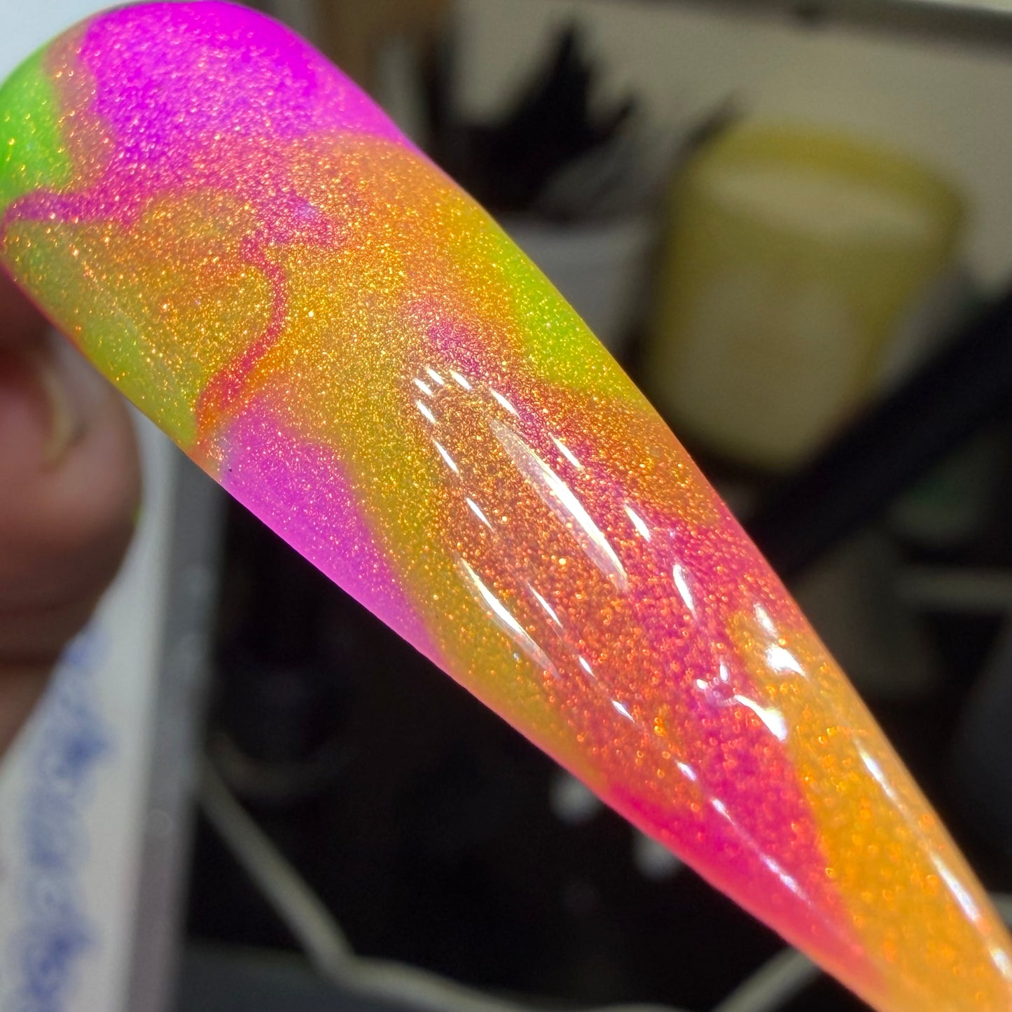 Crints 6-PCSet. Neon Colors.